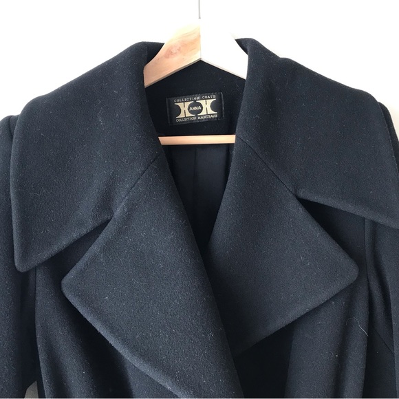 Australian lambswool-blend mid-length belted coat - Picture 7 of 15